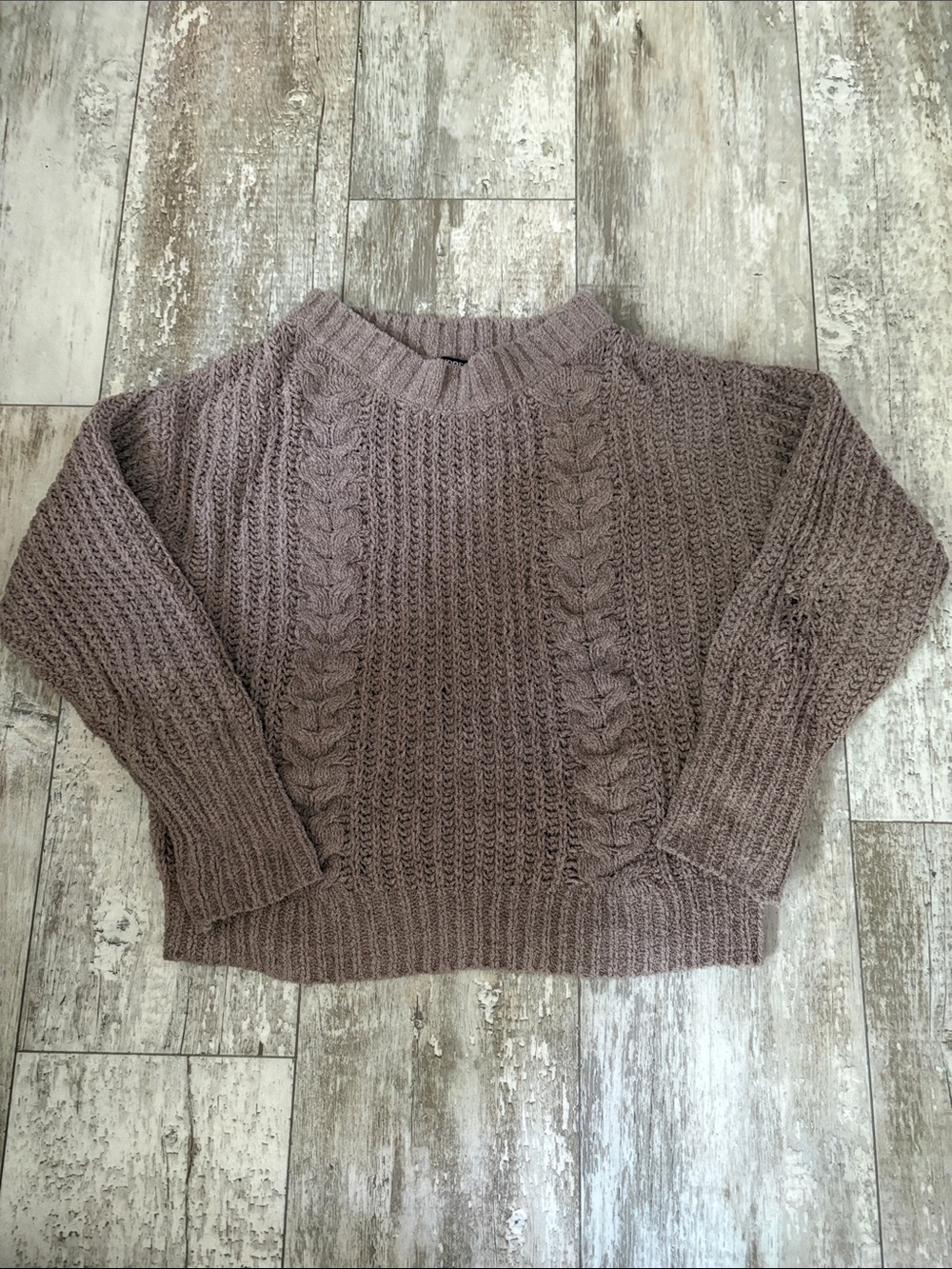 Express Cozy Cable Knit Sweater